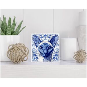 Tegel 15x15 cm Delfts blauw