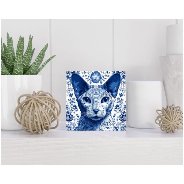 Tegel 15x15 cm Delfts blauw