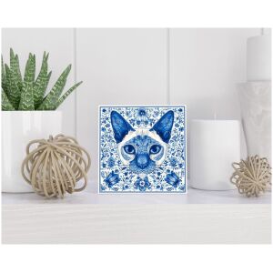 Tegel 15x15 cm Delfts blauw