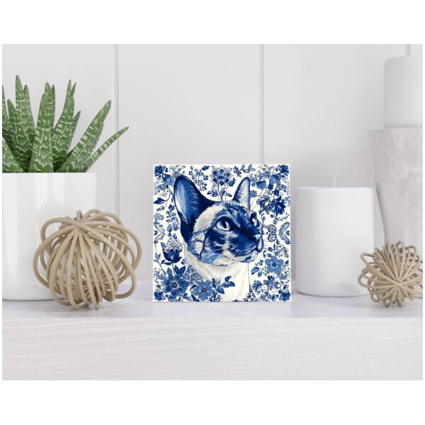 Tegel 15x15 cm Delfts blauw