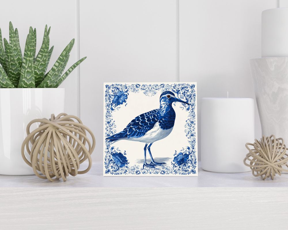 Tegel 15X15 Cm Met Delfts Blauw Cadeau Decoratie | Tegeltjes Met Tekst | Tegeltjes Met Spreuken | Collega | Oma | Opa | Pensioen | Mama | Papa | Vriend Tegel 15x15 cm Delfts blauw