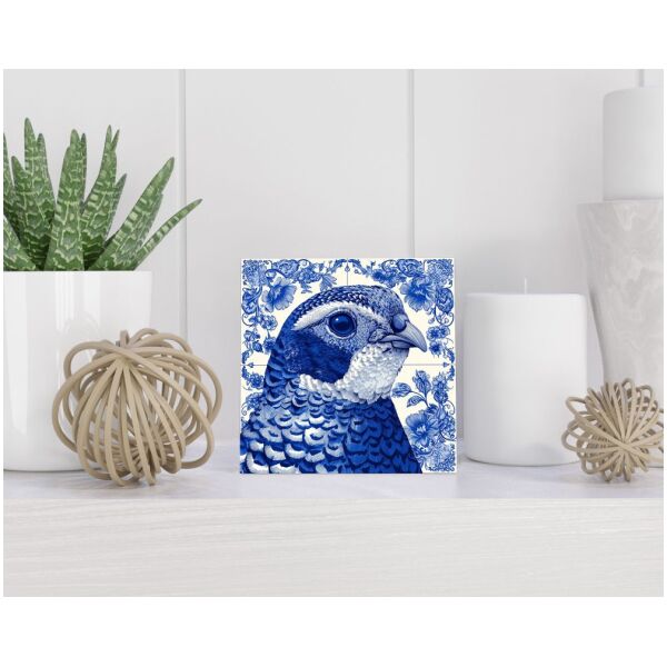 Tegel 15x15 cm Delfts blauw