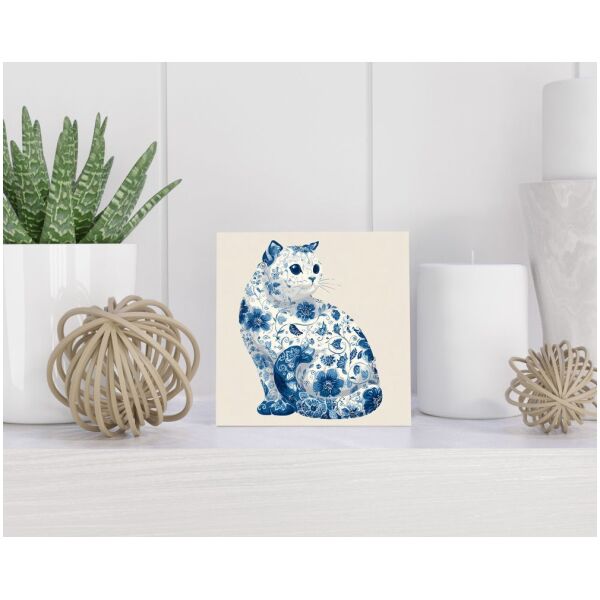 Tegel 15x15 cm Delfts blauw