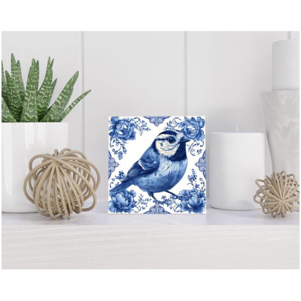Tegel 15x15 cm Delfts blauw