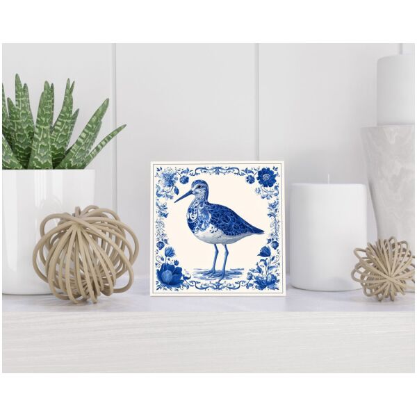 Tegel 15x15 cm Delfts blauw