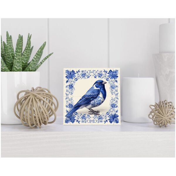 Tegel 15x15 cm Delfts blauw