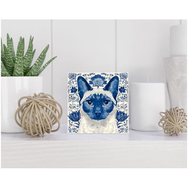 Tegel 15x15 cm Delfts blauw