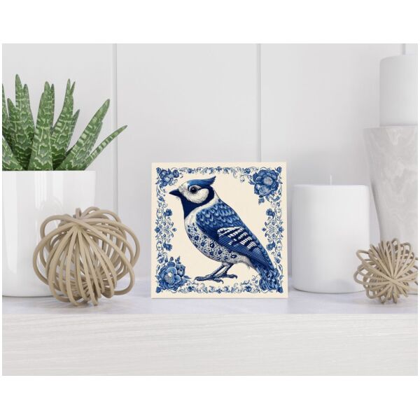 Tegel 15x15 cm Delfts blauw