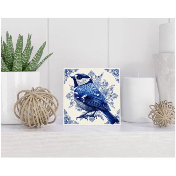 Tegel 15x15 cm Delfts blauw