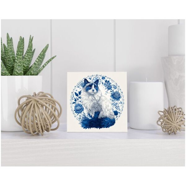 Tegel 15x15 cm Delfts blauw