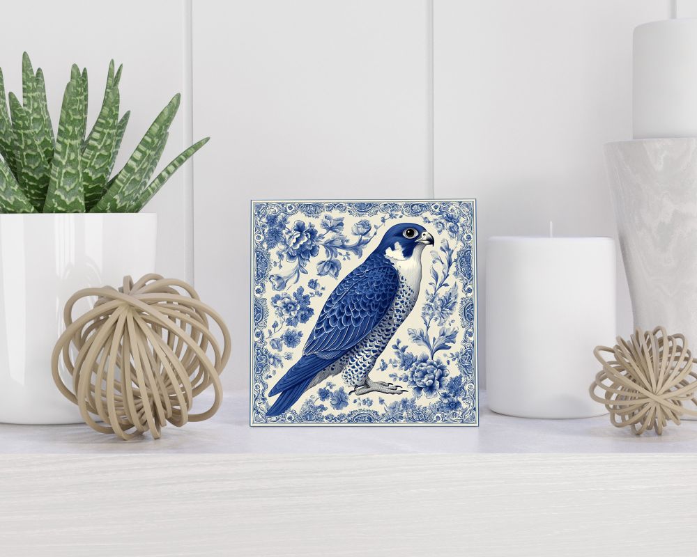 Tegel 15X15 Cm Met Delfts Blauw Cadeau Decoratie | Tegeltjes Met Tekst | Tegeltjes Met Spreuken | Collega | Oma | Opa | Pensioen | Mama | Papa | Vriend Tegel 15x15 cm Delfts blauw
