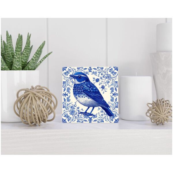 Tegel 15x15 cm Delfts blauw