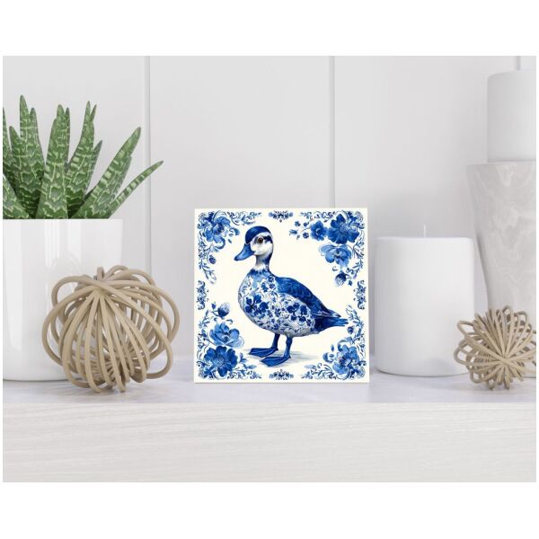 Tegel 15x15 cm Delfts blauw