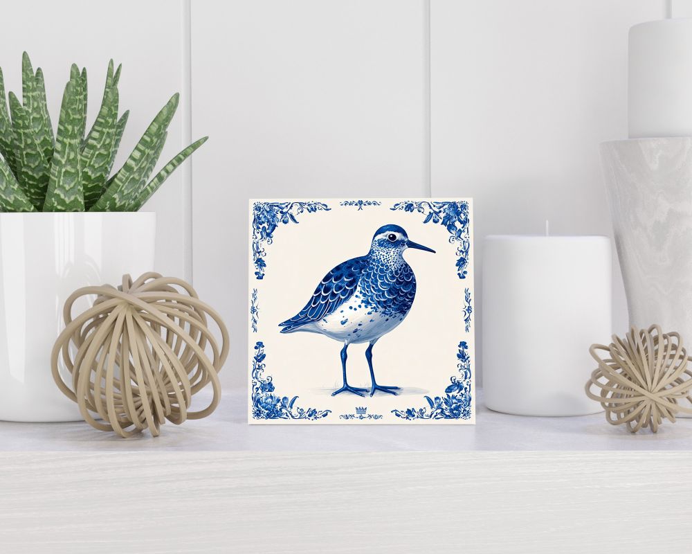 Tegel 15X15 Cm Met Delfts Blauw Cadeau Decoratie | Tegeltjes Met Tekst | Tegeltjes Met Spreuken | Collega | Oma | Opa | Pensioen | Mama | Papa | Vriend Tegel 15x15 cm Delfts blauw