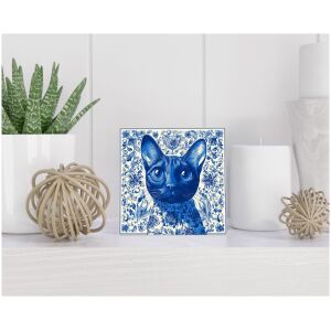 Tegel 15x15 cm Delfts blauw