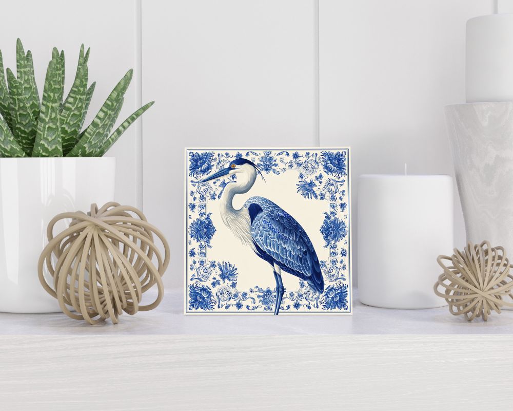 Tegel 15X15 Cm Met Delfts Blauw Cadeau Decoratie | Tegeltjes Met Tekst | Tegeltjes Met Spreuken | Collega | Oma | Opa | Pensioen | Mama | Papa | Vriend Tegel 15x15 cm Delfts blauw