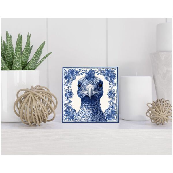 Tegel 15x15 cm Delfts blauw