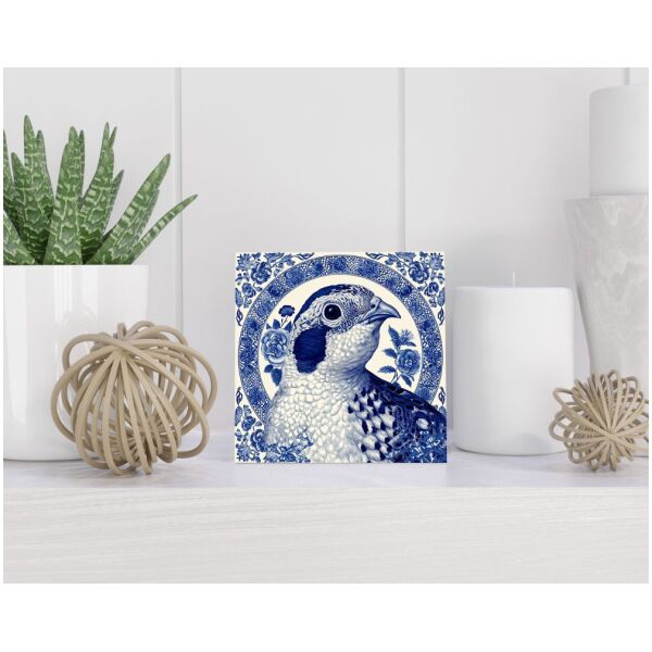 Tegel 15x15 cm Delfts blauw