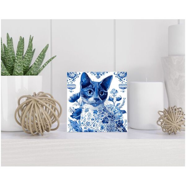 Tegel 15x15 cm Delfts blauw