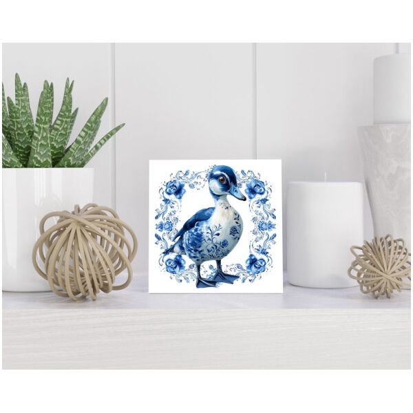 Tegel 15x15 cm Delfts blauw