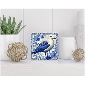 Tegel 15x15 cm Delfts blauw