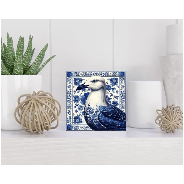 Tegel 15x15 cm Delfts blauw