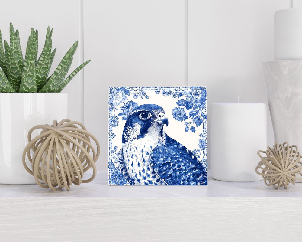 Tegel 15X15 Cm Met Delfts Blauw Cadeau Decoratie | Tegeltjes Met Tekst | Tegeltjes Met Spreuken | Collega | Oma | Opa | Pensioen | Mama | Papa | Vriend Tegel 15x15 cm Delfts blauw