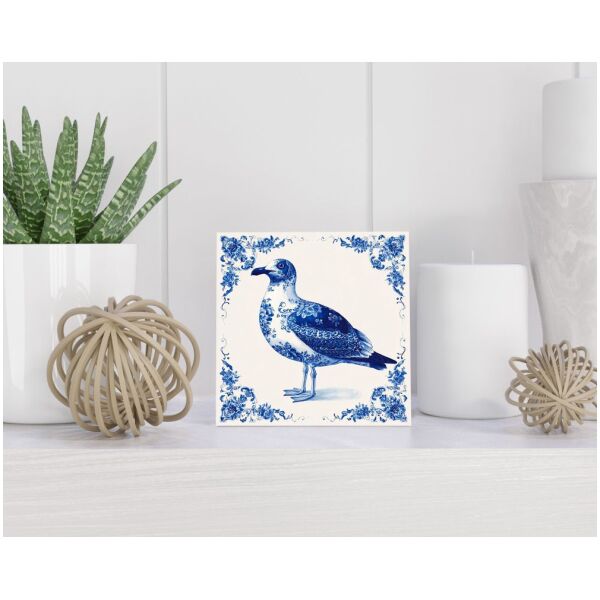 Tegel 15x15 cm Delfts blauw