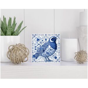 Tegel 15x15 cm Delfts blauw