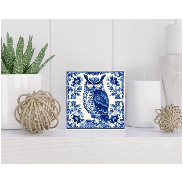 Tegel 15x15 cm Delfts blauw