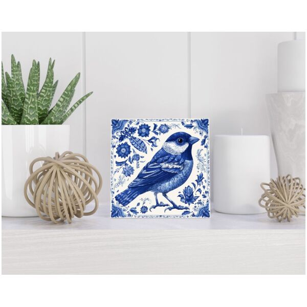 Tegel 15x15 cm Delfts blauw