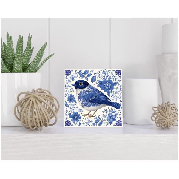 Tegel 15x15 cm Delfts blauw