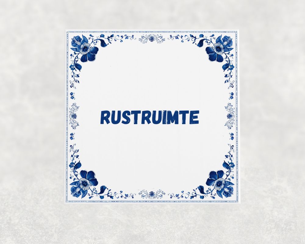 Spreuk Tegel 15X15 Cm Rustruimte Spreuk tegel 15x15cm Rustruimte